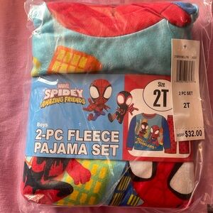 Marvel Spidey two-piece fleece pajama set